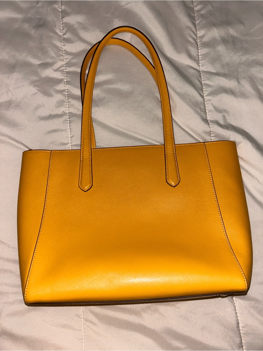 kate spade saffron yellow leather tote - Picture 2 of 5